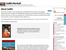 Tablet Screenshot of judithmarshall.net